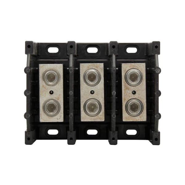 Bloque distribuidor de energía Eaton Bussmann, Al/Cu, 600V CA/CC - 16303-3