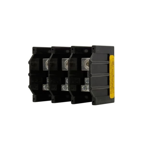 Bloque distribuidor de energía Eaton Bussmann, Al/Cu, 600V CA/CC - 16303-3