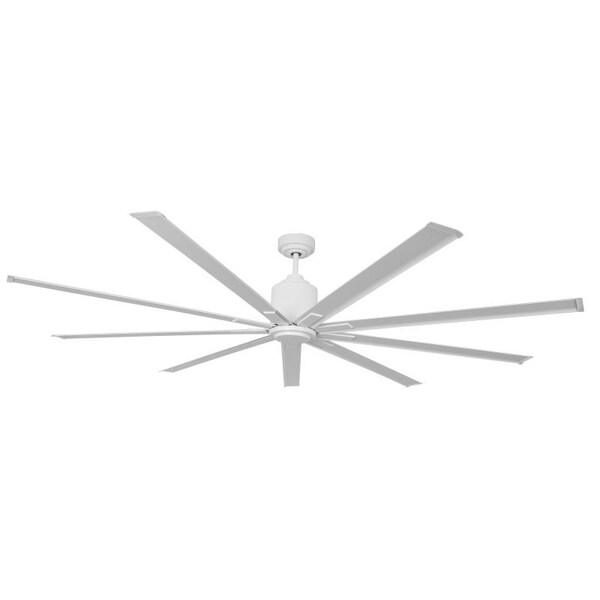Big Air Big Air ICF96WLWH Ceiling Fan, 13,000 cfm, 110 V, White - ICF96WLWH