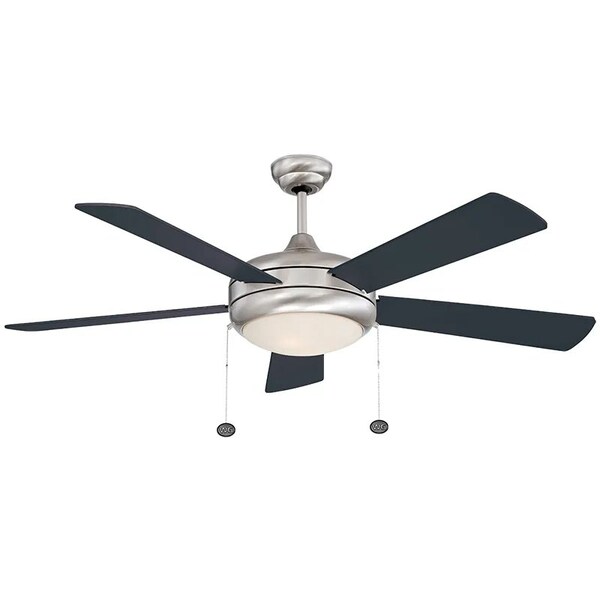 Westgate 52in Rev Black & Rosewood Finish 5-Blade Ceiling Fan & Light, 20W, 3000K/4000K/5000K - WFL-113-PC-5B-52-MCT-BN-RWBK