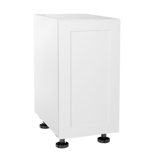 Cambridge Quick Assemble Modern Style, Shaker White 21 in. Base Kitchen Cabinet (21 in. W x 24 in. D x 34.50 in. H) - SA-BD21-SW