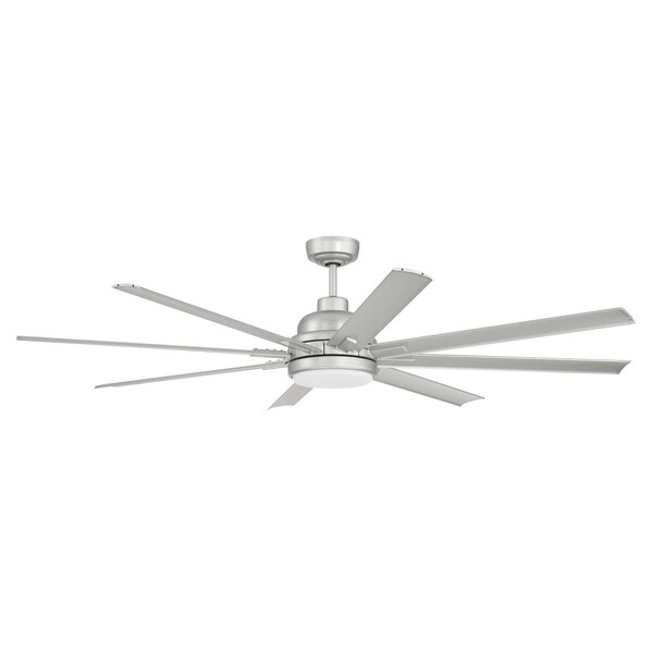 Craftmade 65in Rush in Painted Nickel w/ Painted Nickeld Blades - RSH65PN8