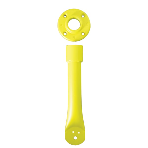 Tpi Heavy Duty Ceiling Mount For HDH Air Circulator, Yellow - HDM-C