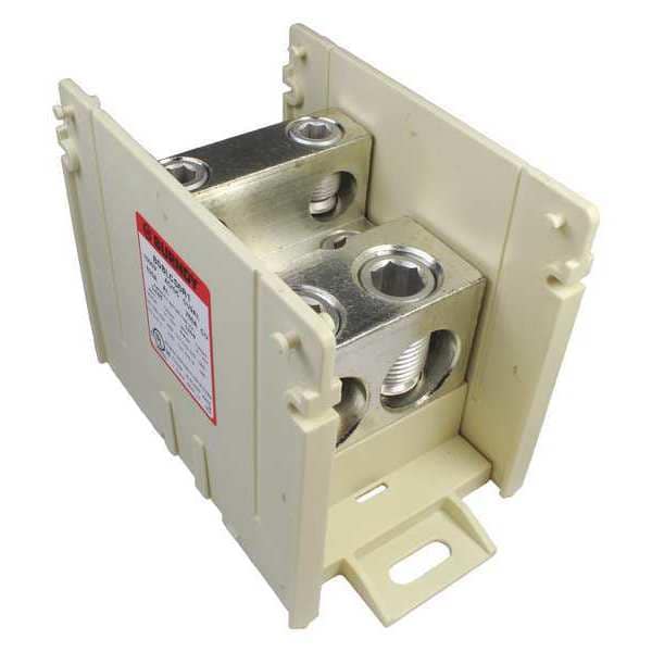 Bloque de Distribución de Energía Burndy, 4 AWG a 500MCM - BDBLCS6R1