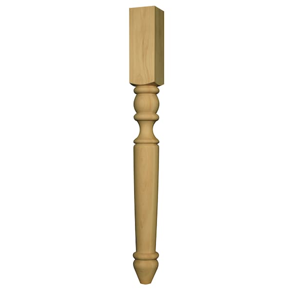 Osborne Wood Products 40 1/2 x 4 Extended Portsmouth Island Leg in Rustic Alder - 1515RCA