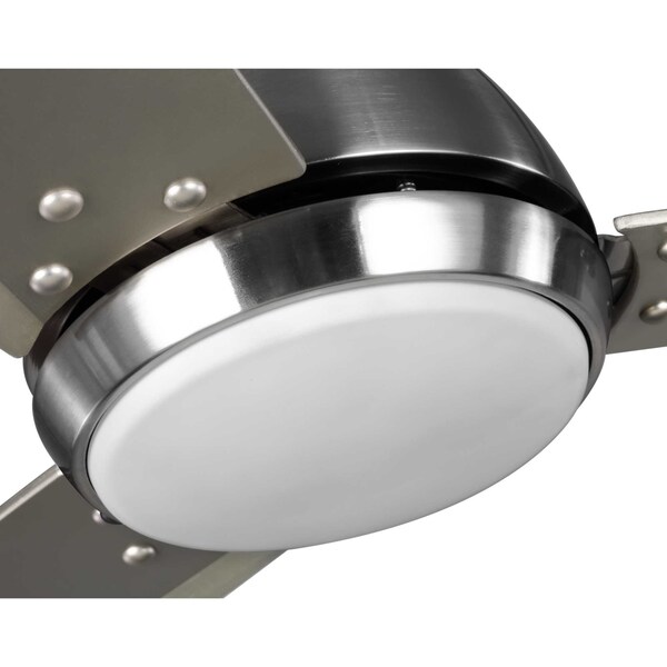 Progress Lighting 3 Speeds, 120V, Brushed Nickel, 11.62 in W - P2592-0930K