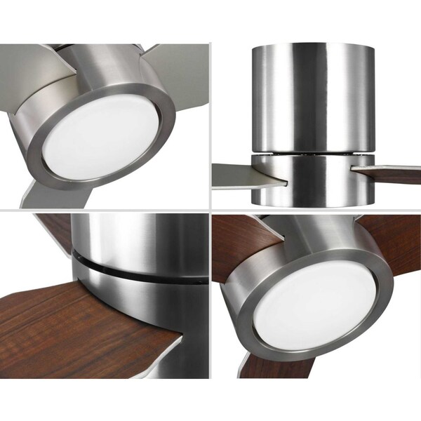 Progress Lighting Braden Collection 56" Three-Blade Indoor Hugger Ceiling Fan - P2588-0930K