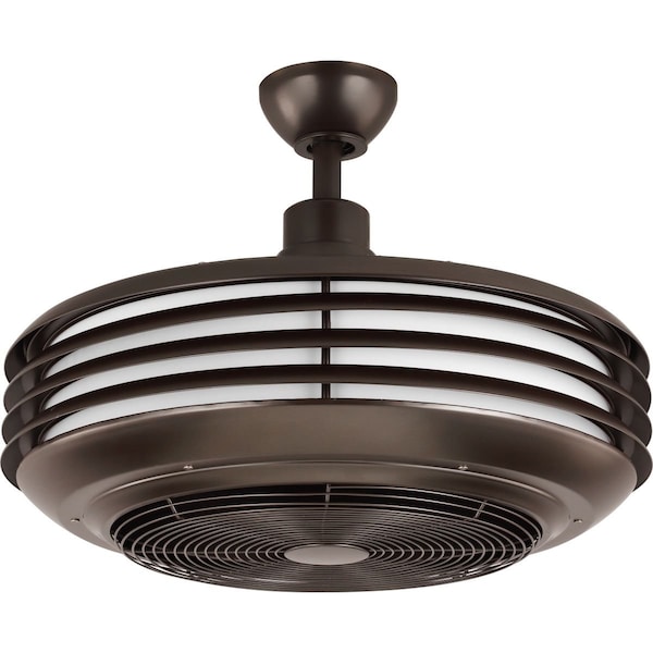Progress Lighting Sanford 24" Enclosed Indoor/Outdoor Ceiling Fan with LED Light - P2594-12930K