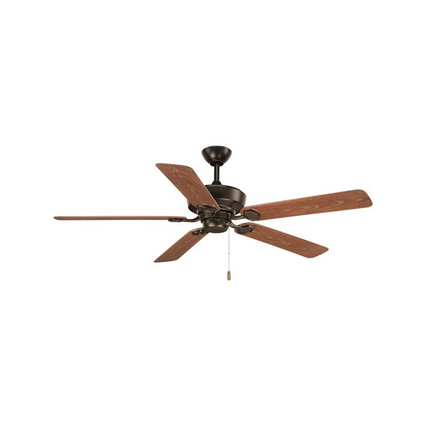 Progress Lighting Lakehurst, 60" Blade Dia., Outdoor Ceiling Fan, 5 Blades - P2562-20