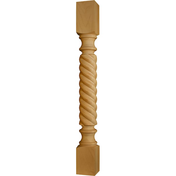Osborne Wood Products 35 1/2 x 3 1/2 Contemporary Rope Island Leg in Cherry - 1783C
