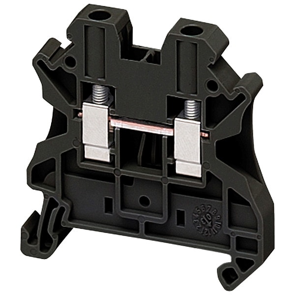 Bloques de terminales Square D, 30 A, 26 AWG, 10 AWG - NSYTRV42BK