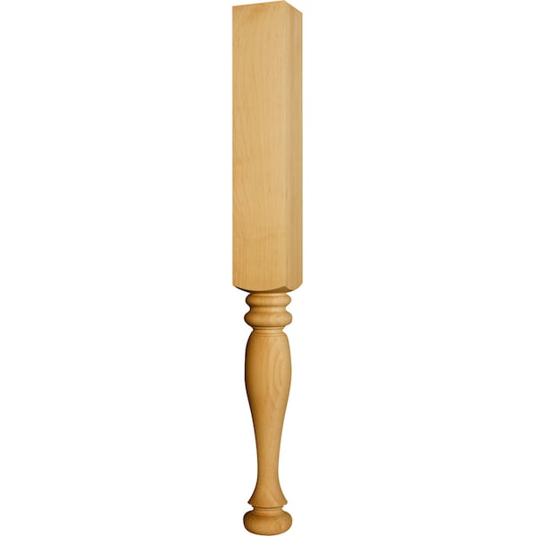 Osborne Wood Products 34 1/2 x 3 1/2 Manchester Hutch Island Post in Alder - 1434A