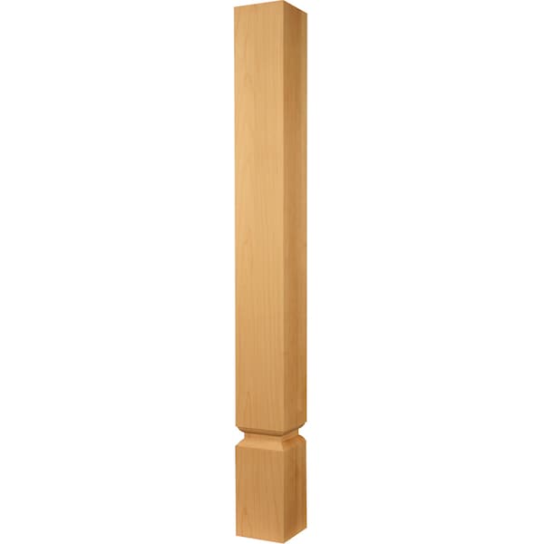 Osborne Wood Products 35 1/2 x 3 1/2 Fillmore Island Leg in Hickory - 2724H