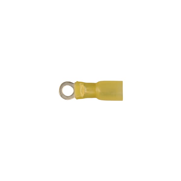 Terminal de Crimpado de Anillo/Estudio #10 de Disco Amarillo de Nailon para Cable de 12-10G Paquete de 10 - 12143PK
