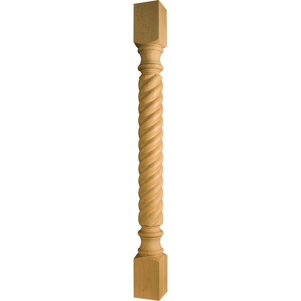 Osborne Wood Products 40 1/2 x 3 1/2 Extended Rope Island Leg in Hard Maple - 1583HM