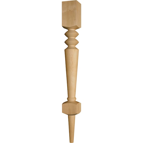 Osborne Wood Products 34 1/2 x 3 1/2 Abaco Island Post in Mahogany - 1421MH
