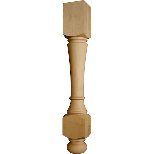 Osborne Wood Products 35 1/2 x 5 x 5 Elizabeth Island Leg in Hickory - 99133H