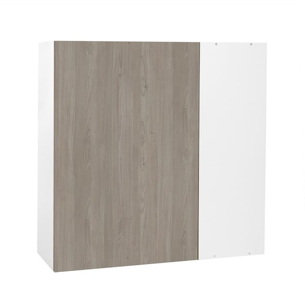Cambridge Quick Assemble Modern Style, Grey Nordic 36 x 42 in. Blind Wall Kitchen Cabinet (36 in. W x 12 in. D x 42 in. H) - SA-WUB3642-GN