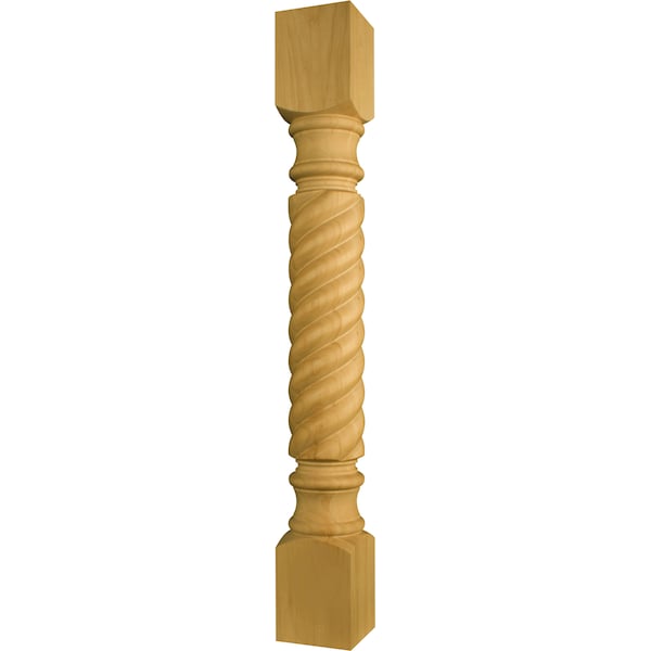 Osborne Wood Products 35 1/2 x 4 Rope Island Leg in Cherry - 1723C