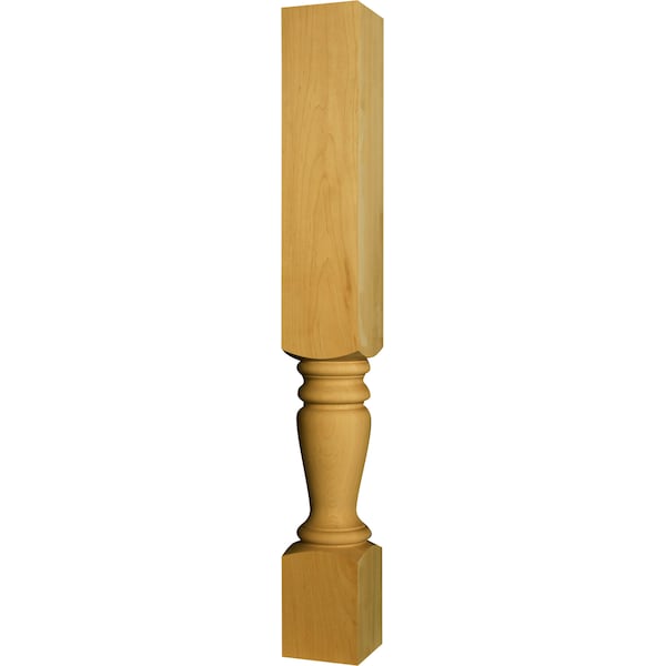 Osborne Wood Products 35 1/2 x 4 Plantation Buffet Leg in Alder - 1798A