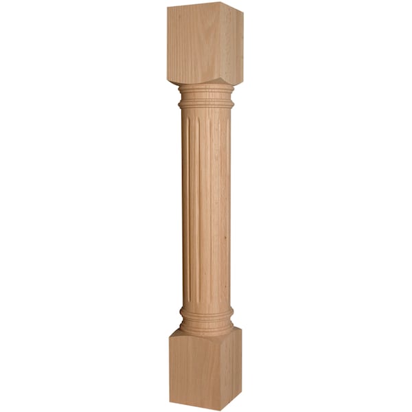 Osborne Wood Products 34 1/2 x 5 Massive Richmond Island Post in Mahogany - 1497MH
