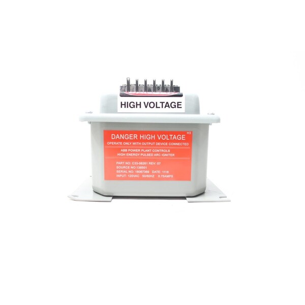Abb HIGH ENERGY PULSED ARC IGNITOR 0.75A AMP 120V-AC OTHER ELECTRICAL COMPONENT - C33-06261