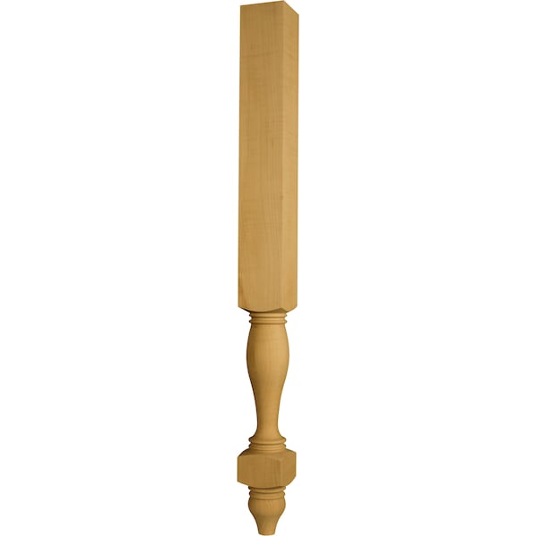 Osborne Wood Products 34 1/2 x 3 Marshall Island Leg in Beech - 2401BCH
