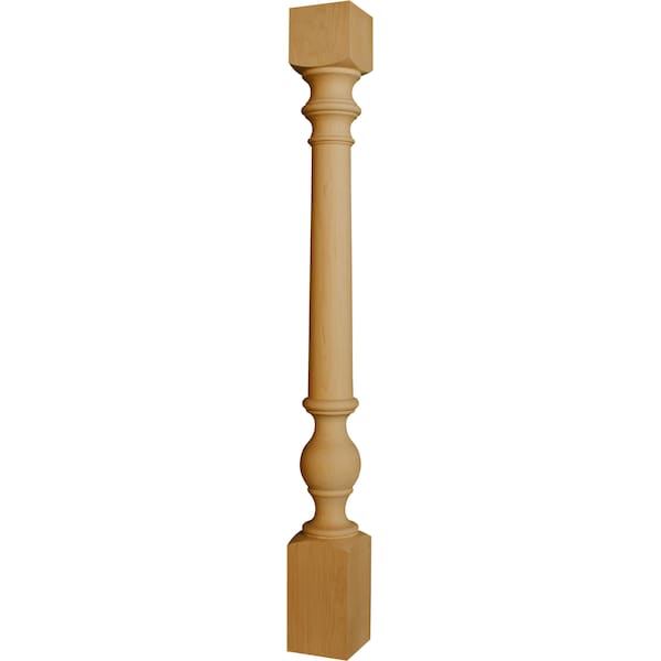 Osborne Wood Products 34 1/2 x 3 1/2 French Country Island Post in Alder - 1449A