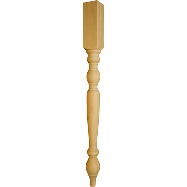 Osborne Wood Products 40 1/2 x 3 1/2 Extended Wilmington Island Leg in Mahogany - 1508MH
