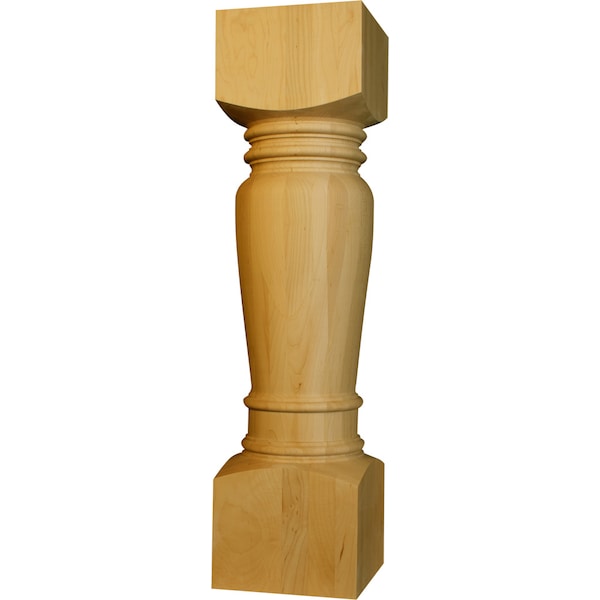 Osborne Wood Products 36 x 8 Large Islander Leg in Soft Maple - 1850M