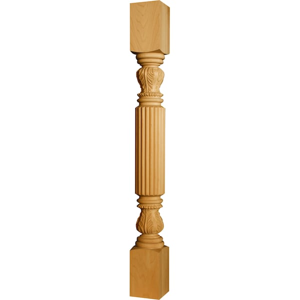 Osborne Wood Products 35 1/2 x 3 1/2 Hutchinson Island Leg in Red Oak - 1742O