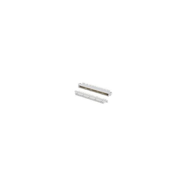 Conector Euro para placa Fci, 64 contactos, 2 filas, macho, recto, terminal para soldar - 86092645814755ELF