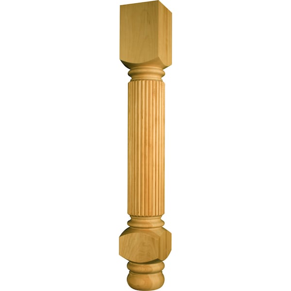 Osborne Wood Products 40 1/2 x 5 Extended Massive Sapelo Island Leg in Rustic Alder - 1514RCA