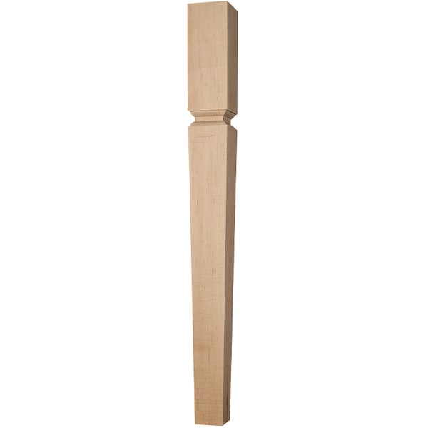 Osborne Wood Products 35 1/2 x 3 1/2 Lakeland Leg in Mahogany - 2774MH
