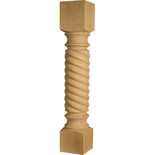 Osborne Wood Products 35 1/2 x 6 Roped Island Leg in Spanish Cedar - 1777SPC
