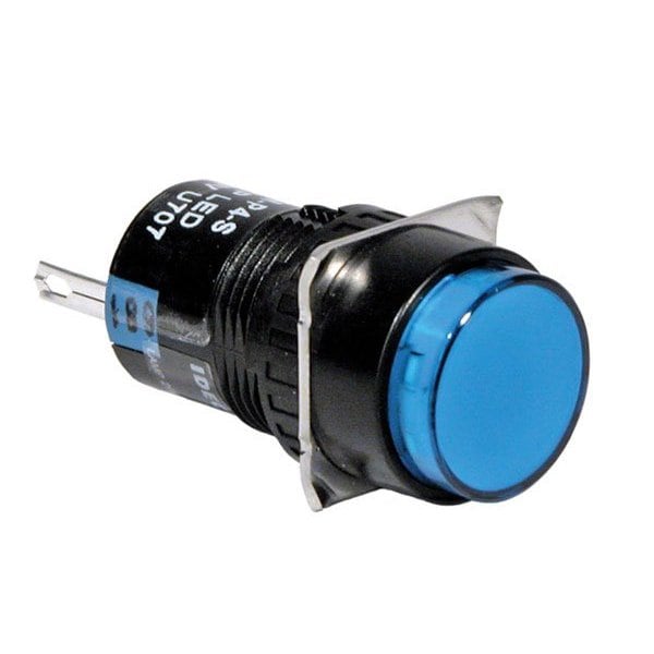 Idec 16mm Pilot Light Blue 24vac/dc - AL6M-P4-S