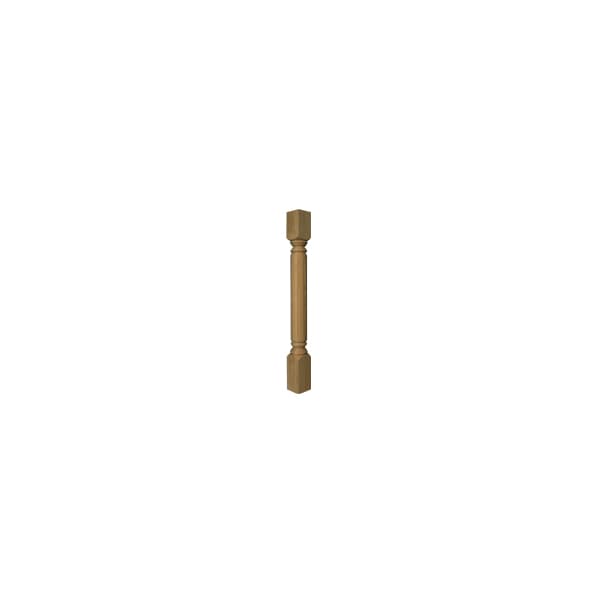 Osborne Wood Products 35 1/2 x 3 1/2 Fluted Column Leg in Hickory - 891860H