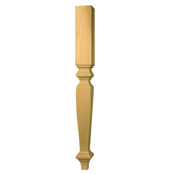 Osborne Wood Products 34 1/2 x 3 1/2 English Country Island Leg in Knotty Pine - 2451P