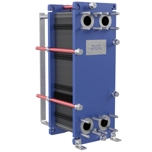 Alfa Laval Gasketed Plate Heat Exchanger, 70 Plate, 5,240K BTU - T6-BFG-70