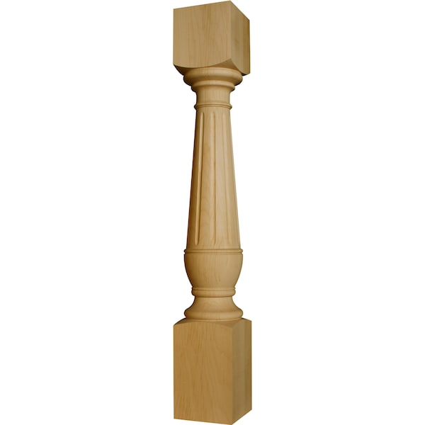 Osborne Wood Products 35 1/2 x 5 Edward Island Leg in Hard Maple - 99131HM
