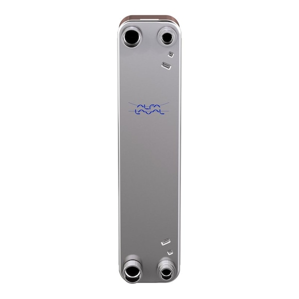 Alfa Laval Brazed Plate Heat Exchanger, AISI 316L, Stainless Steel, 10 Plates -Single Circuit Evaporator 15k BTU - ACH18-10H-F