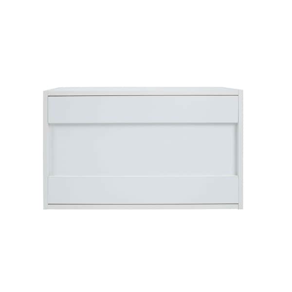 Cambridge Radiance 30in Wx12in Dx18in H Ready to Assemble Slab Wall Bridge Kitchen Cabinet in Matte Grey - SA-W3018-MG-KIT