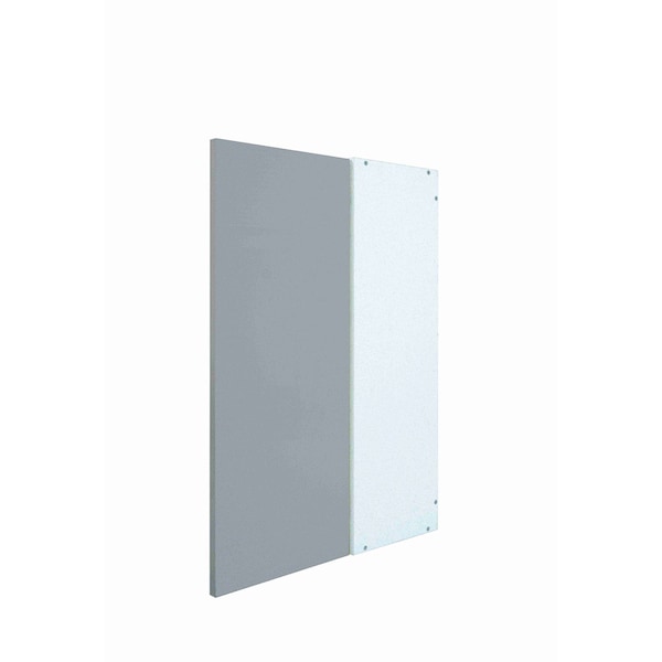 Cambridge Radiance 15 in. W x 12 in. D x 36 in. H Ready to Assemble Slab Wall Kitchen Cabinet in Matte Grey - SA-W1536-MG-KIT