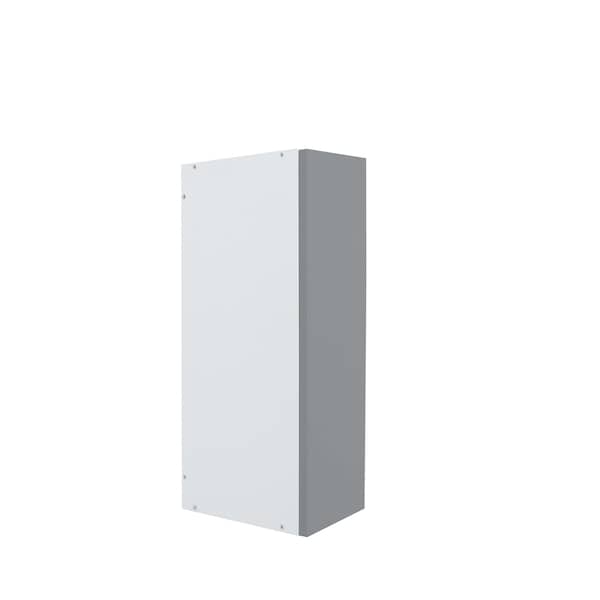 Cambridge Radiance 9 in. W x 12 in. D x 30 in. H Ready to Assemble Slab Wall Kitchen Cabinet in Matte Grey - SA-W930-MG-KIT