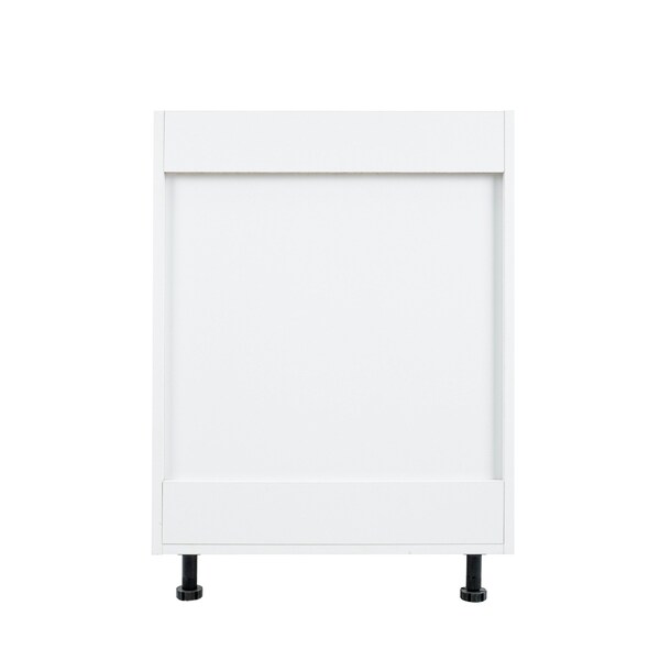 Cambridge Radiance 15in Wx24in Dx34.50in H Ready to Assemble Slab Drawer Base Kitchen Cabinet in Matte Grey - SA-DB15-MG-KIT