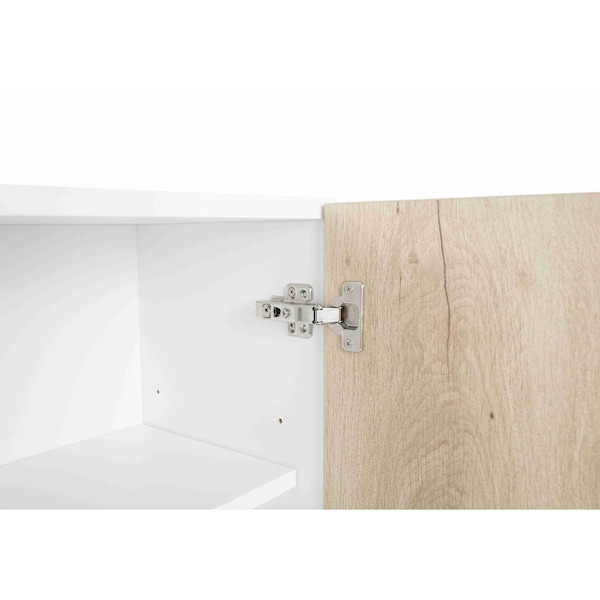 Cambridge Radiance 21 in. W x 12 in. D x 36 in. H Ready to Assemble Slab Wall Kitchen Cabinet in Light Oak - SA-W2136-LO-KIT