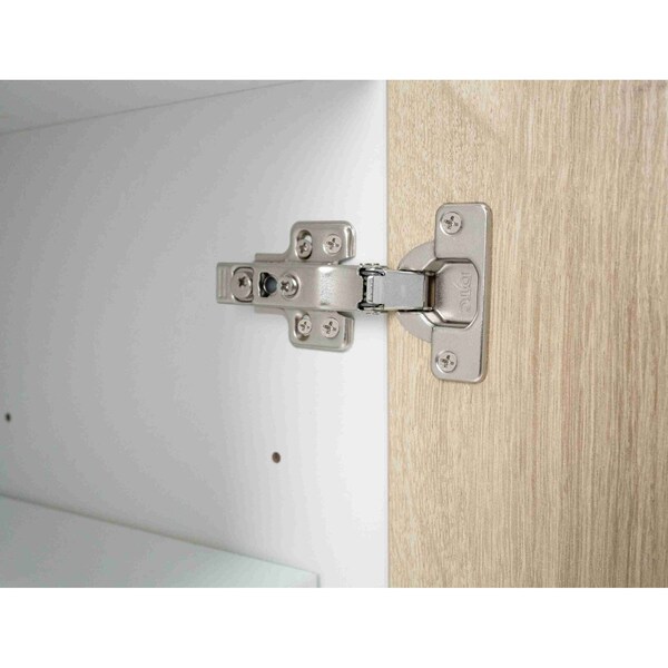 Cambridge Radiance 18 in. W x 12 in. D x 30 in. H Ready to Assemble Slab Wall Kitchen Cabinet in Light Oak - SA-W1830-LO-KIT