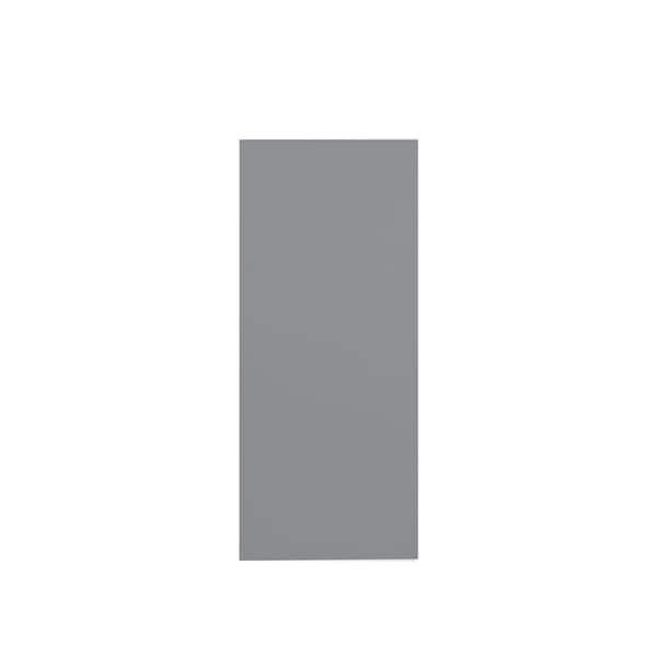 Cambridge Radiance 18 in. W x 12 in. D x 36 in. H Ready to Assemble Slab Wall Kitchen Cabinet in Matte Grey - SA-W1836-MG-KIT
