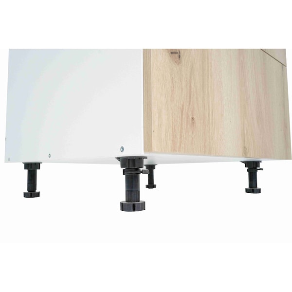 Cambridge Radiance 30in Wx24in Dx34.50in H Ready to Assemble Slab Drawer Base Kitchen Cabinet in Light Oak - SA-DB30-LO-KIT