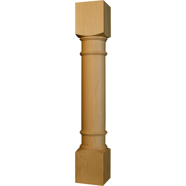 Osborne Wood Products 35 1/2 x 5 Massive Savannah Island Leg in Knotty Pine - 1796P